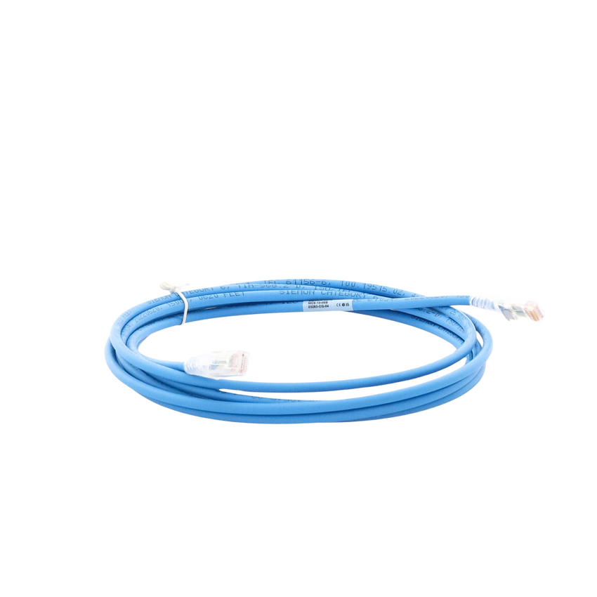 Patch Cord MC6 Modular Cat6 UTP, CM/LS0H, 3.05 Metros (10 Pies), Color Azul, Versión Bulk (Sin Empaque Individual)