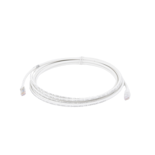 Patch Cord MC6 Modular Cat6 UTP, CM/LS0H, 4.57 Metros (15 Pies), Color Blanco