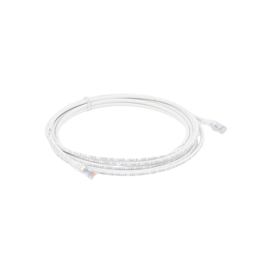 Patch Cord MC6 Modular Cat6 UTP, CM/LS0H, 4.57 Metros (15 Pies), Color Blanco