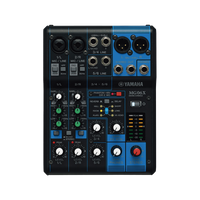 Mezcladora de Audio | 6 Canales | 2 entradas de micro/6 de línea (2 mono + 2 estéreo) | Efectos Integrados | Alimentación Phantom