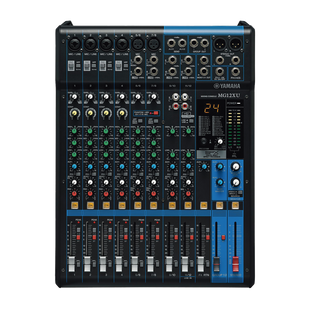 Mezcladora de Audio | 12 Canales | 6 Entradas de Micrófono/línea | 2 Entradas Estéreo | Efectos Integrados | Alimentación Phantom | USB