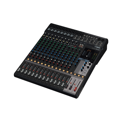 Mezcladora de Audio | 16 Canales | 10 Entradas de Micrófono | Entradas de Línea | Efectos | (MG16X)