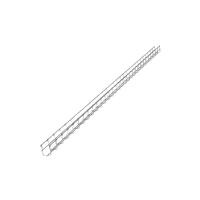 Charola Tipo Malla 66/50 mm, Acabado Electro Zinc, Hasta 53 Cables Cat6, Tramo de 3 Metros