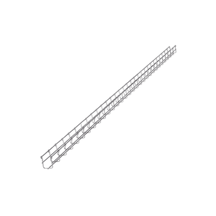 Charola Tipo Malla 66/500 mm, Acabado Electro Zinc, Hasta 525 Cables Cat6, Tramo de 3 Metros