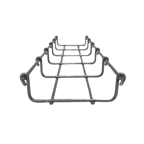 Charola Bimetálica Tipo Malla 33/100 mm, Ideal Para Utilizarse al Exterior o Zonas Húmedas, Hasta 53 Cables Cat6, Tramo de 3 Metros
