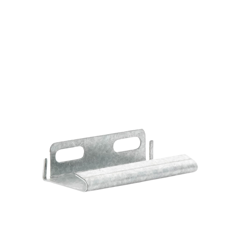 Placa salida a tubo automática para peralte de 66mm y 116mm, con acabado Electro Zinc