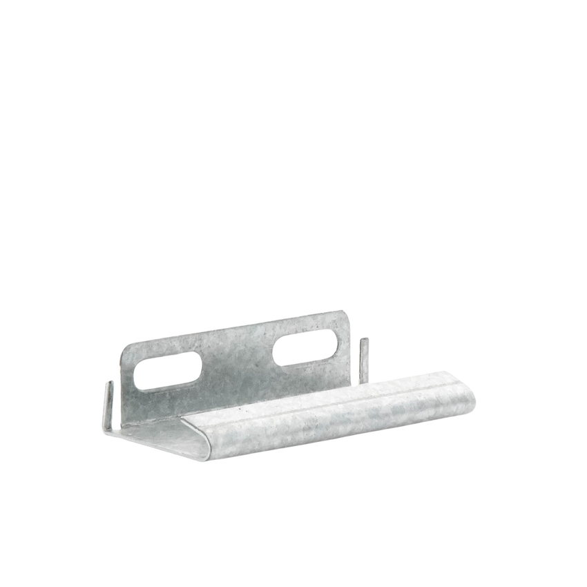 Placa salida a tubo automática para peralte de 66mm y 116mm, con acabado Electro Zinc
