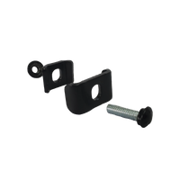 Kit 1 para unir tramos de charolas, con baño de pintura epóxica color Negro