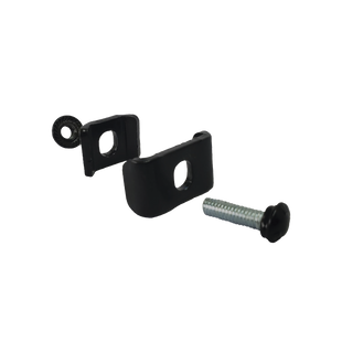 Kit 1 para unir tramos de charolas, con baño de pintura epóxica color Negro