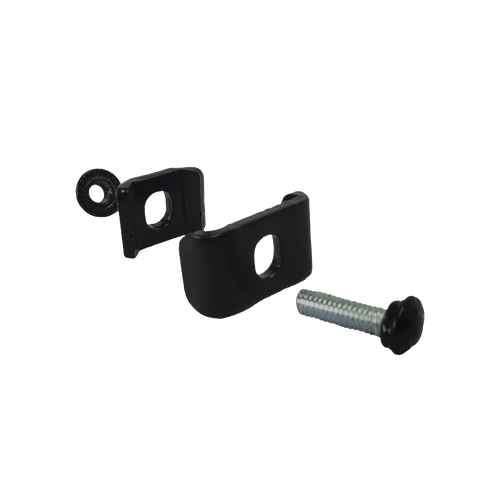 Kit 1 para unir tramos de charolas, con baño de pintura epóxica color Negro