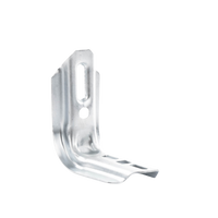Ménsula omega tipo L 110mm inteligente, para montar charola de 50 a 100mm en pared o muro