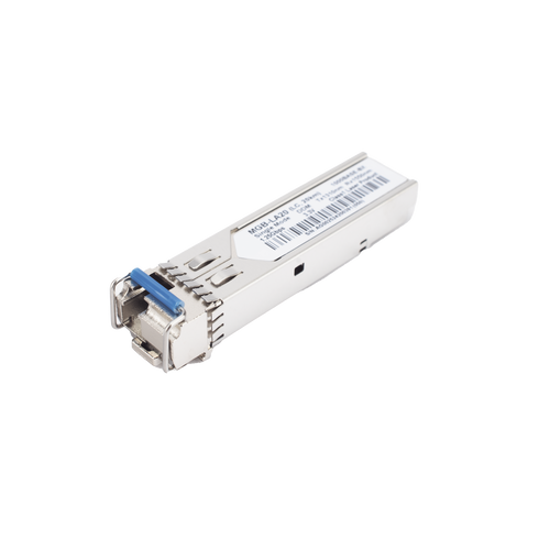 Transceptor WDM mini-Gbic SFP 1G LC TX:1310nm RX:1550 para fibra Mono Modo 20 Km, Requiere MGB-LB20