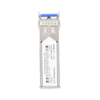 Paquete de 10 Piezas del Modelo (MGB-LX v2) del Transceptor mini-GBIC SFP 1G LC Duplex Para Fibra Monomodo de 20 Km