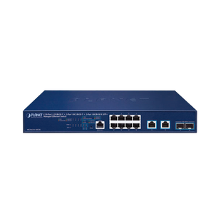 Switch Administrable Capa 3, 8 Puertos de 2.5G BASE-T, 2 Puertos de 10 G BASE-T, 2 Puertos SFP de 10 G
