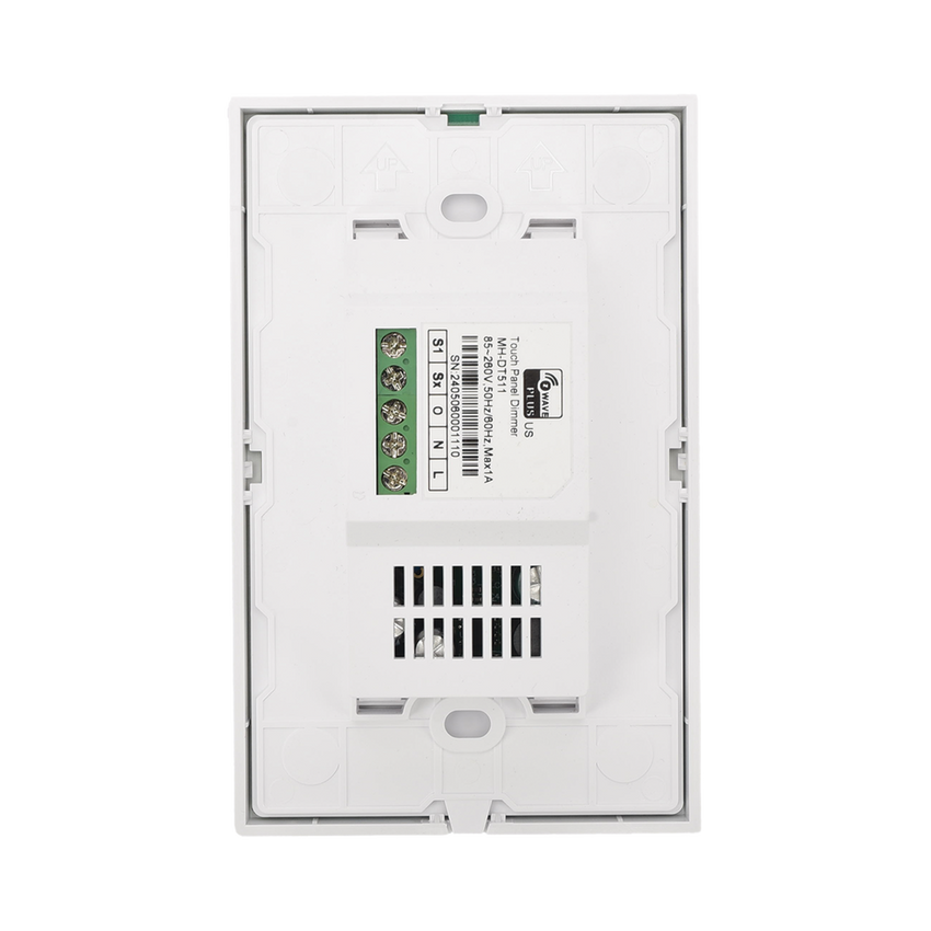 (ZWAVE) Dimmer panel táctil touch inalámbrico Zwave Plus. Compatible con Hubitat HC8, Álula  M2M, otros