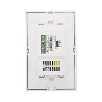 (ZWAVE) Interruptor On/Off panel táctil touch inalámbrico Zwave Plus 1 boton. Compatible con Hubitat HC8, Álula  M2M, otro