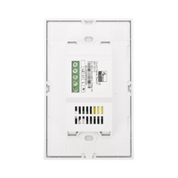 (ZWAVE) Interruptor On/Off panel táctil touch inalámbrico Zwave Plus 2 botones. Compatible con Hubitat HC8, Álula  M2M, otro