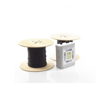 MICALERT Cable Sensor para Paredes, Rejas Rigidas o barandales / 2 zonas de 305 metros / 610 Metros de Protección Total/Tarjeta LPU400/Calibración via software