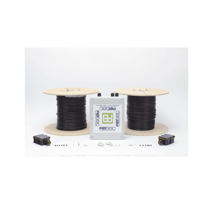 MICALERT Cable Sensor para Paredes, Rejas Rigidas o barandales / 2 zonas de 305 metros / 610 Metros de Protección Total/Tarjeta LPU400/Calibración via software