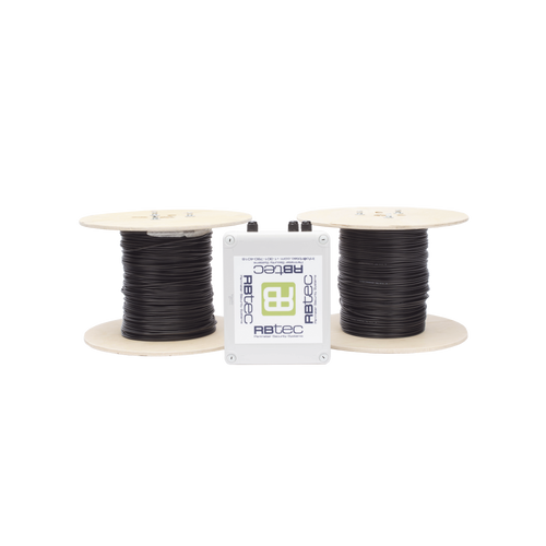 MICALERT Cable Sensor para Paredes, Rejas Rigidas o barandales / 2 zonas de 305 metros / 610 Metros de Protección Total/Tarjeta LPU400/Calibración via software