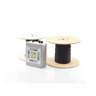 MICALERT Cable Sensor para Paredes, barandales, rejas rigidas / 2 zonas de 152 metros / 304 Metros de protección total/Tarjeta LPU400/Calibración via software