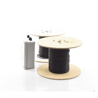 MICALERT Cable Sensor para Paredes, barandales, rejas rigidas / 2 zonas de 152 metros / 304 Metros de protección total/Tarjeta LPU400/Calibración via software