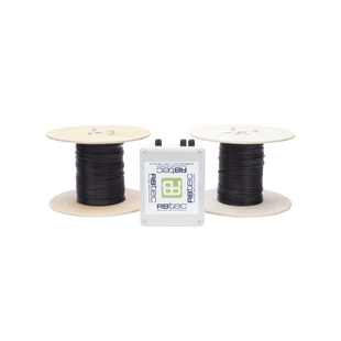 MICALERT Cable Sensor para Paredes, barandales, rejas rigidas / 2 zonas de 152 metros / 304 Metros de protección total/Tarjeta LPU400/Calibración via software