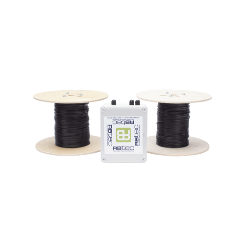 MICALERT Cable Sensor para Paredes, barandales, rejas rigidas / 2 zonas de 152 metros / 304 Metros de protección total/Tarjeta LPU400/Calibración via software