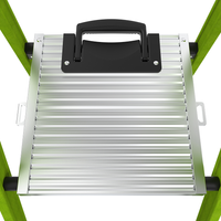 Escalera de Aluminio + Fibra de Vidrio de 1.8m con Soporte para Herramienta. !La Más Liviana del Mundo! (SKU:15406-001)