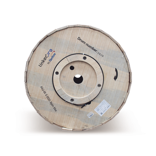 Carrete de 4 Kilómetros de Fibra Óptica Aérea Mini ADSS (ASU) G.652D, Monomodo de 6 Hilos, Exterior, Span 80, Loose Tube