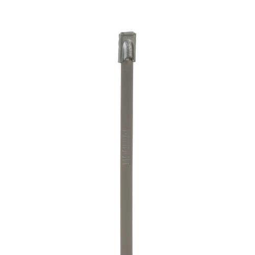 Cincho PanSteel de Acero Inoxidable Tipo 304, 127mm largo x 4.6mm ancho, Color Metálico, Paquete de 100pz