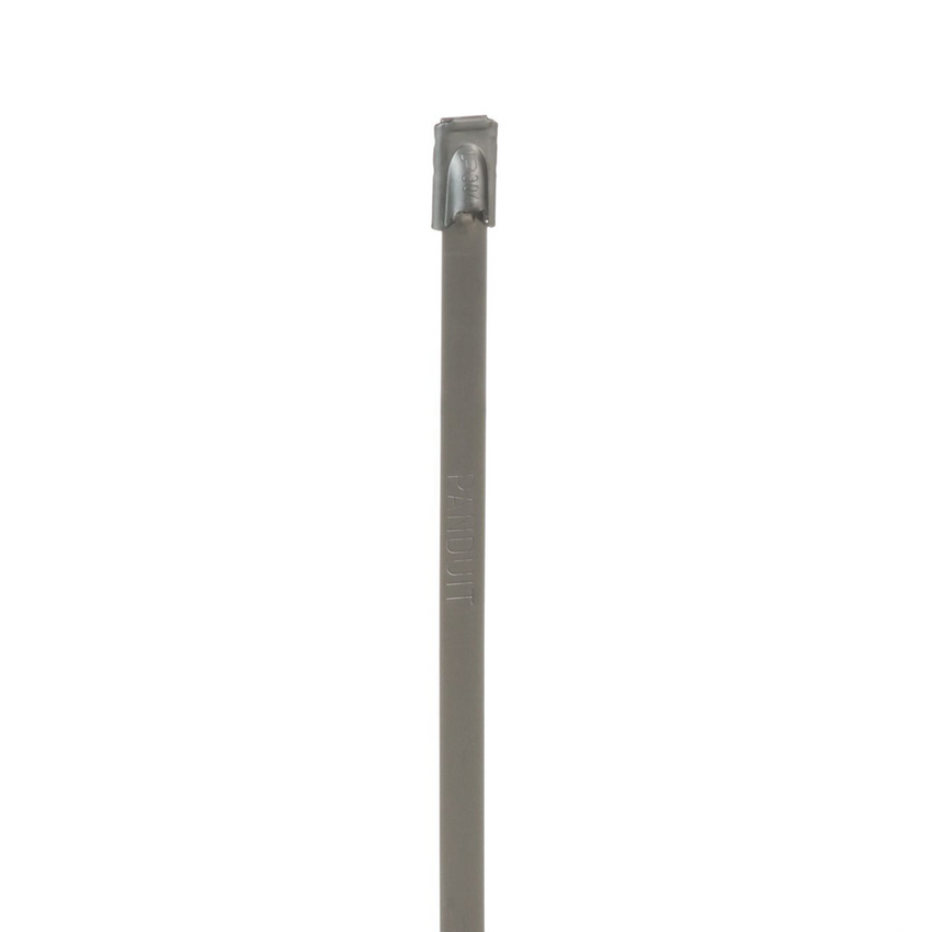 Cincho PanSteel de Acero Inoxidable Tipo 304, 127mm largo x 4.6mm ancho, Color Metálico, Paquete de 100pz