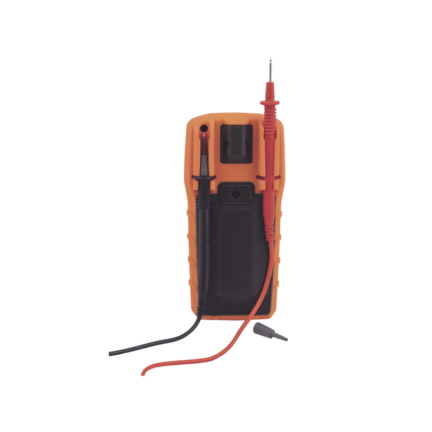 Multímetro Digital con Selección Manual Rango 600V CAT III con Protección de Alerta LED del Cable de Prueba