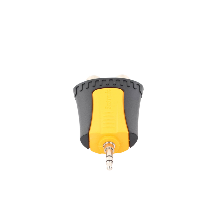 Conector Estéreo | 3.5 mm - 2 x conector Hembra RCA | Adaptador de Carcasa de Plástico