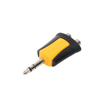 Conector Estéreo |  1/4in - 2 x RCA hembra | Adaptador de Carcasa de Plastico |