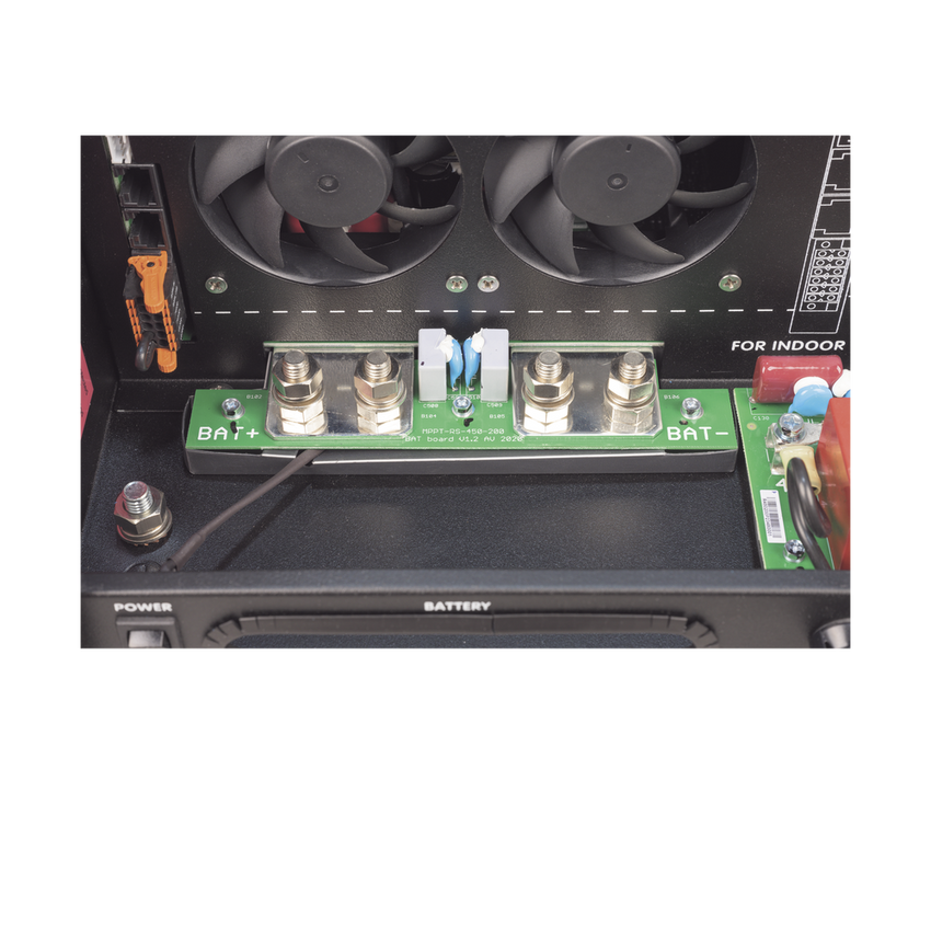 SmartSolar MPPT RS 450/100-MC4. Controlador Solar MPPT 100A, Voltaje: 48 Vcc. Para uso con Inv. Cargadores Victron