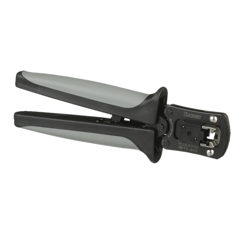 Pinzas Ponchadoras Para Plugs Modulares RJ45, Cat5e, Cat6 y Cat6A, Color Negro