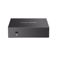 Switch NO Administrable / Para escritorio / Carcasa de metal / 5 puertos 10/100/1000 Mbps / Diseño Compacto / Plug and Play
