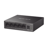 Switch NO Administrable / Para escritorio / Carcasa de metal / 5 puertos 10/100/1000 Mbps / Diseño Compacto / Plug and Play