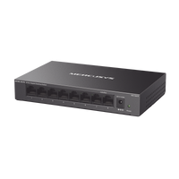 Switch NO Administrable / Para escritorio / Carcasa de Metal / 8 puertos 10/100/1000 Mbps / Diseño Compacto / Plug and Play