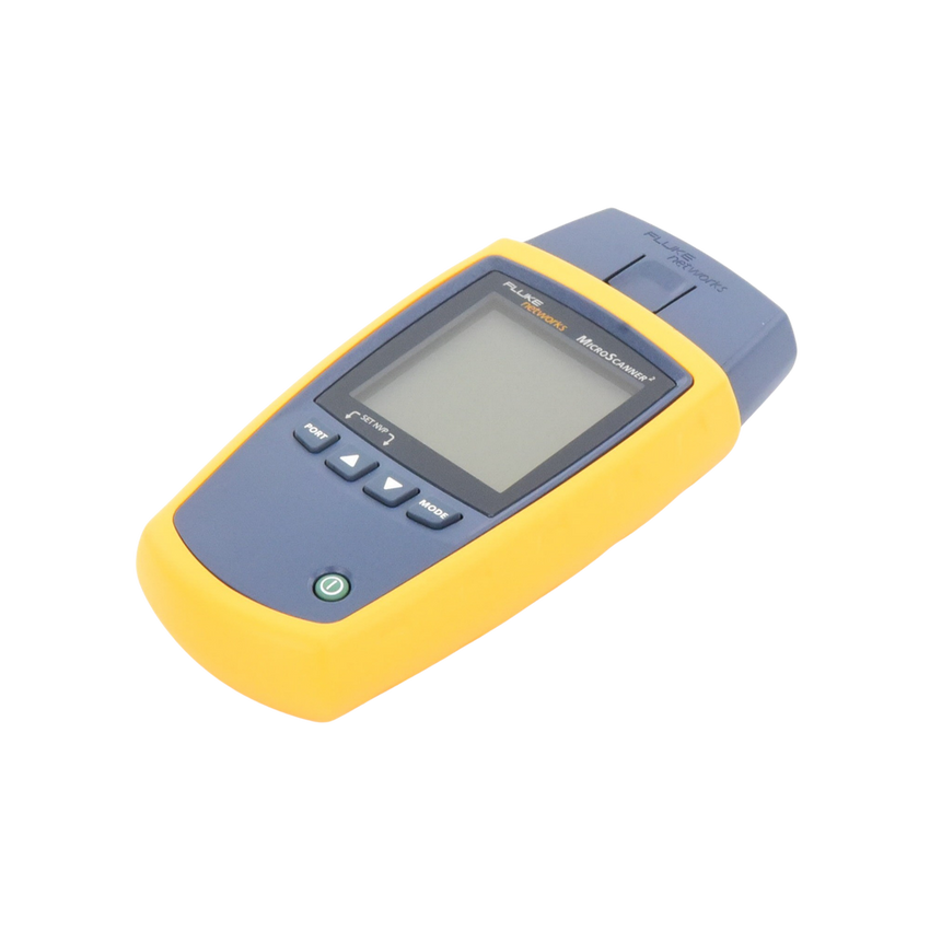 Verificador de Red MicroScanner2, para Comprobación de Redes de Voz, Datos y Video, con Pantalla LCD Retroiluminada