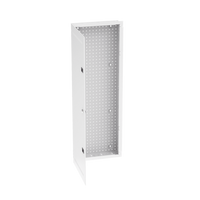 Gabinete Multipropósito de Montaje en Pared, de 42 in de Altura, Con Puerta Reversible, Fabricado en Acero, Color Blanco