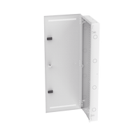 Gabinete Multipropósito de Montaje en Pared, de 42 in de Altura, Con Puerta Reversible, Fabricado en Acero, Color Blanco