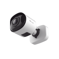 Cámara Bullet de Red Mini Panorámica 180° AI / 4K / Super WDR 120dB / Micrófono Integrado / IP67-IK10 / Soporte PoE / Almacenamiento 1TB / Analítica IA VCA 8 Modos