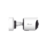 Cámara Bullet de Red Mini Panorámica 180° AI / 4K / Super WDR 120dB / Micrófono Integrado / IP67-IK10 / Soporte PoE / Almacenamiento 1TB / Analítica IA VCA 8 Modos