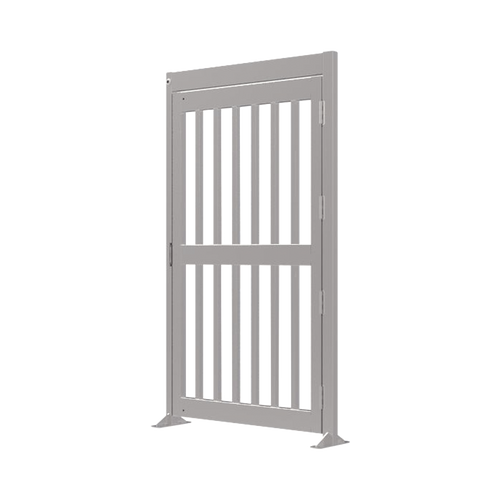 Puerta de Alta Seguridad de Cuerpo Completo Acabado en Acero Inoxidable