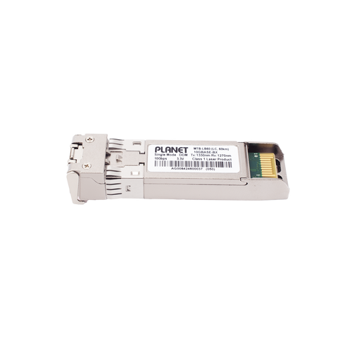 Transceptor WDM mini-Gbic SFP+ 10G LC TX:1330nm RX:1270nm para fibra Mono Modo 60 Km, Requiere MTB-LA60