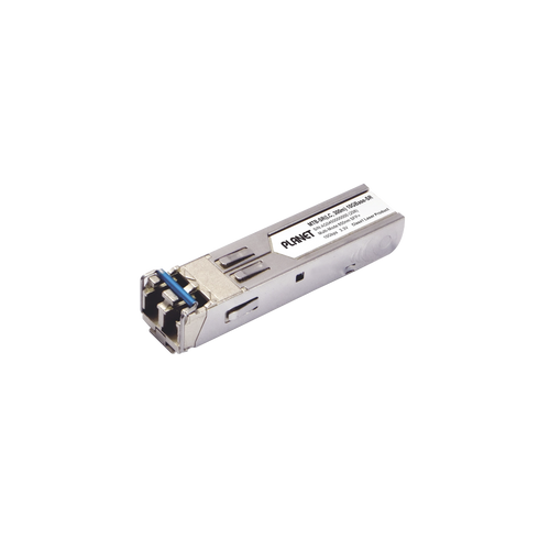 Transceptor Industrial, SFP de 10 G, Conector LC, Fibra Multimodo, Hasta 300 m, Soporta temperaturas de -40 a 85°C.