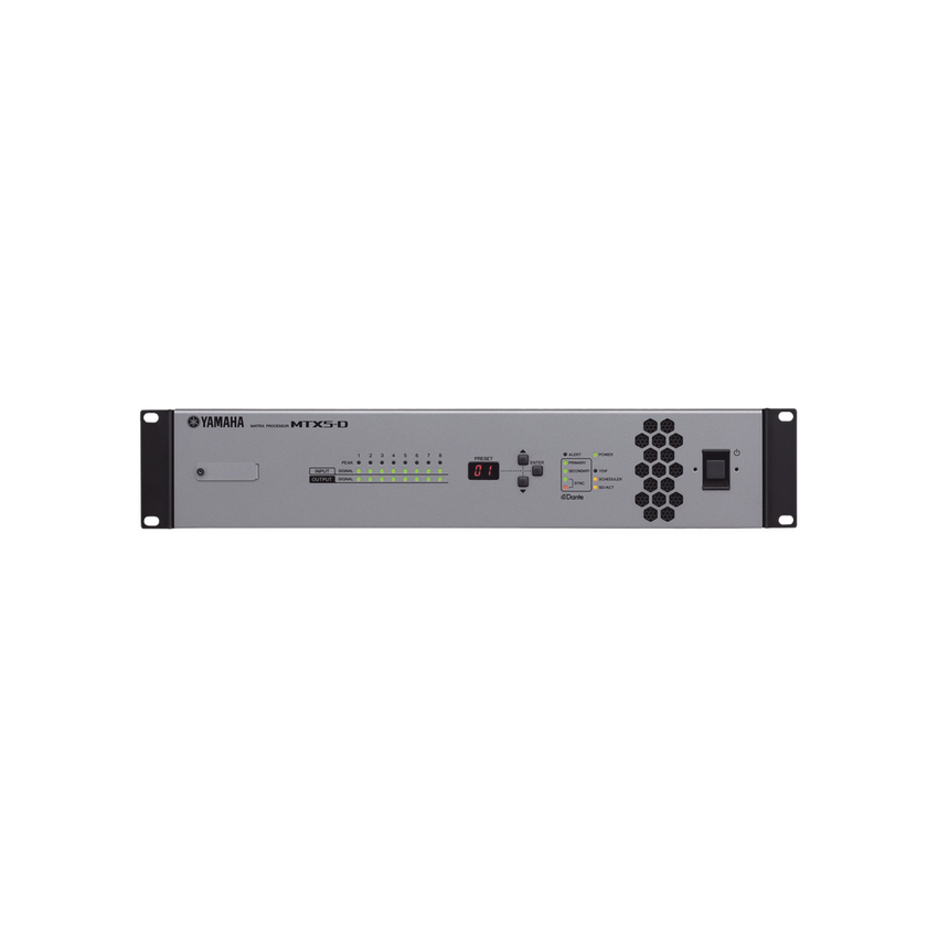 Procesador Matricial de Audio | DSP | 34 Entradas (entre digital y análogas)  x 16 Salidas | Ideal para Instalaciones Comerciales |  Interfaz Dante