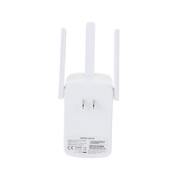 Repetidor / Extensor de Cobertura WiFi N / MU-MISO / 300 Mbps 2.4 GHz / 3 antenas externas / Botón WPS